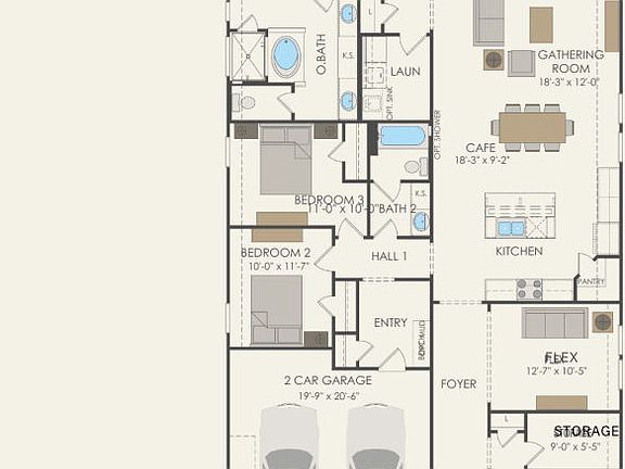 First Floor 3 br 2 ba