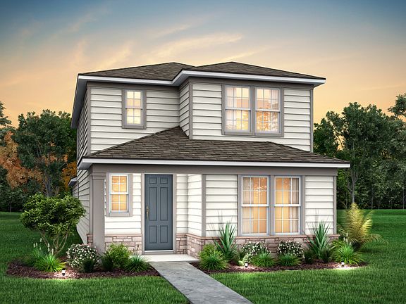 Traditional with Stone Elevation TD1 with Stone