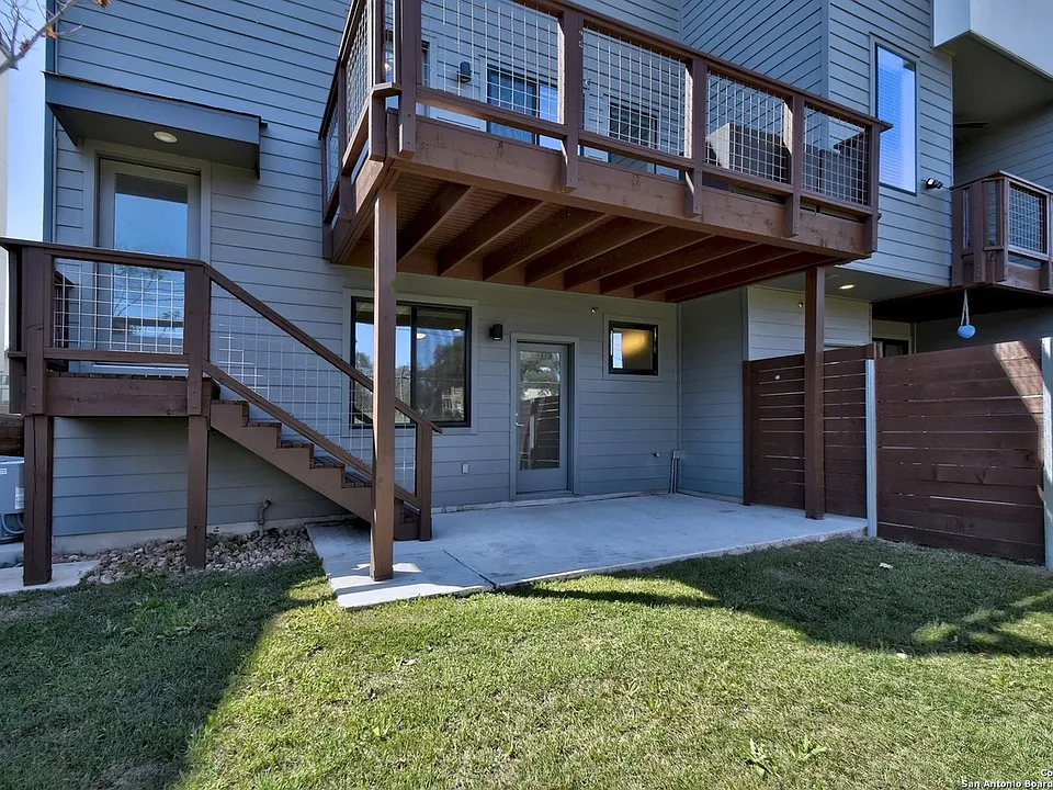 Back yard deck
