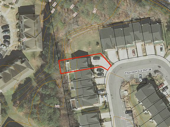 Arial view of homesite