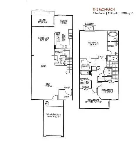 Floor plan Monarch - Executive