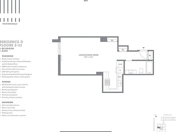 2nd image of 561 Amsterdam Ave #2D