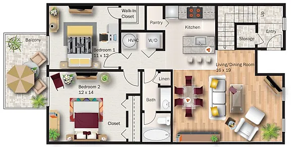 Floor plan Dogwood