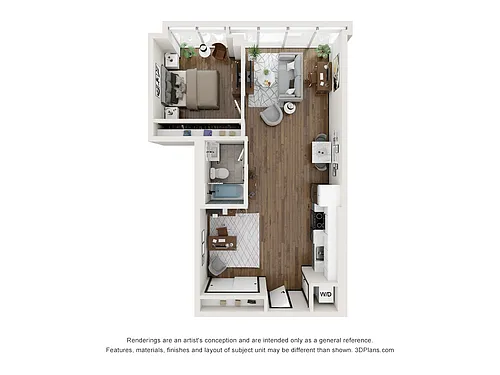 Floor plan C1 2 1BA