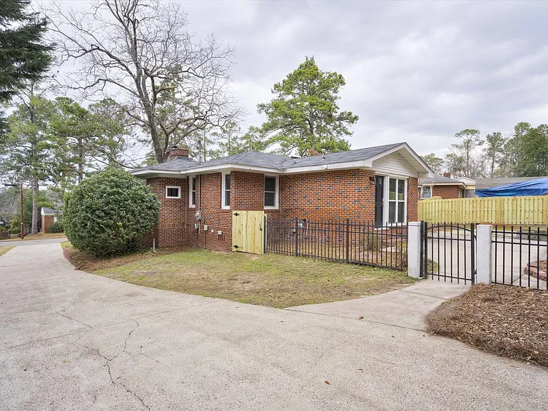 Back view from driveway