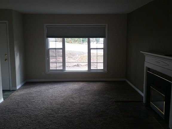 gas fireplace in living room