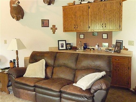 Great Room with Stone Fireplace 