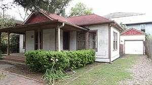Side with garage
