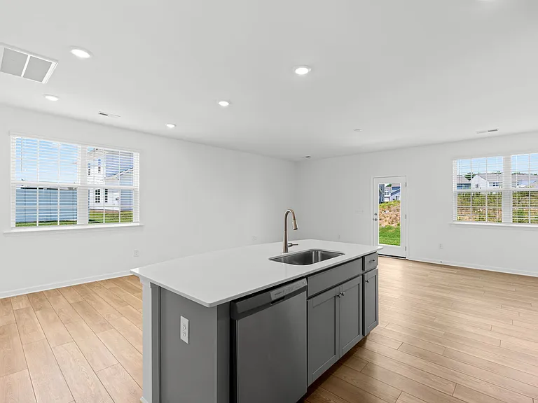 Kitchen View of Dining Area- Bright and Open Space for Endless Configurations