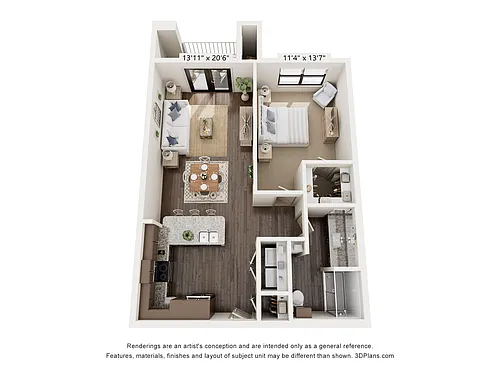Floor plan A1HC
