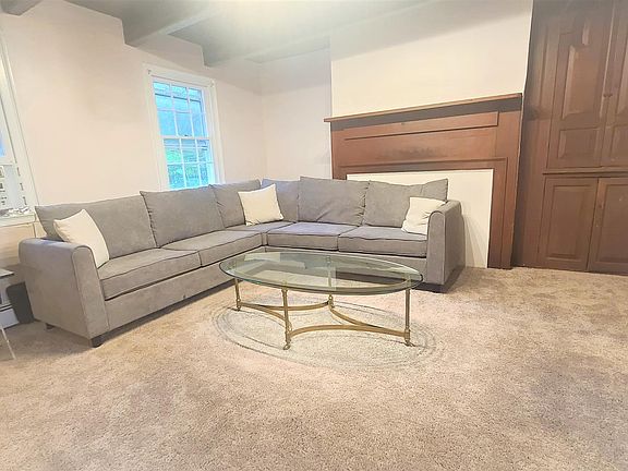 Newly carpeted living room