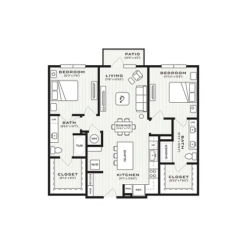 Floor plan B1