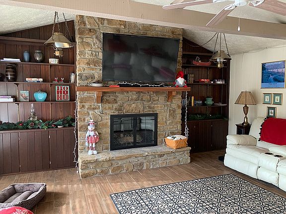 Great room fireplace