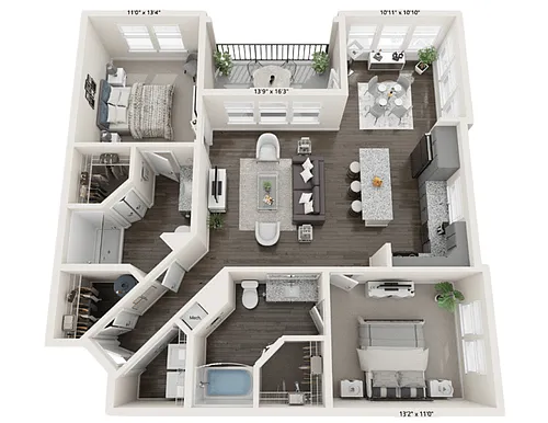 Floor plan 2C