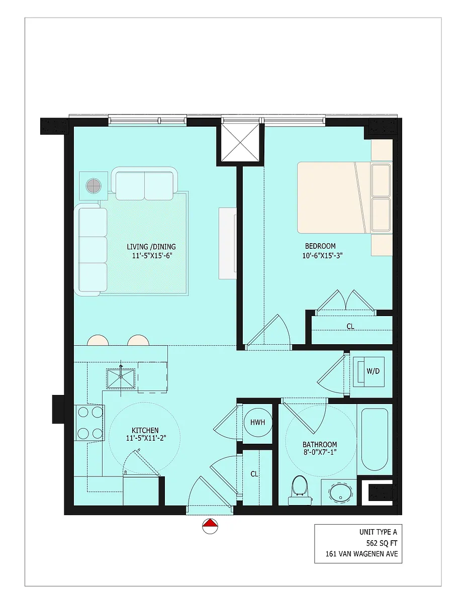 Floor plan Type A