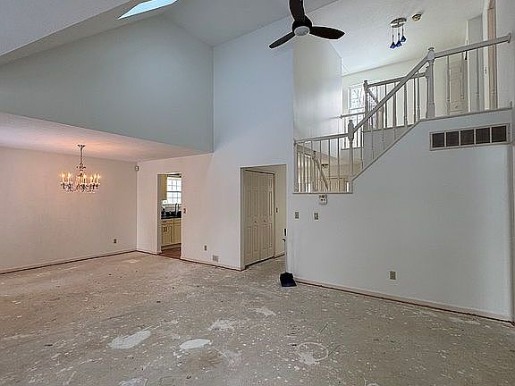 Great Room and stair case.