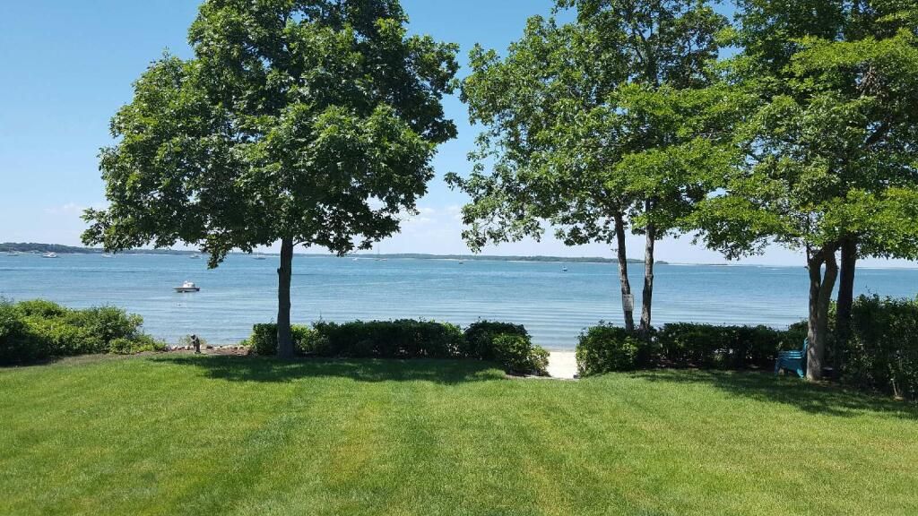 Backyard Leads Directly to Private Beach