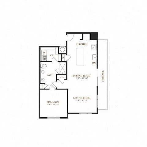 Floor plan 1C.A