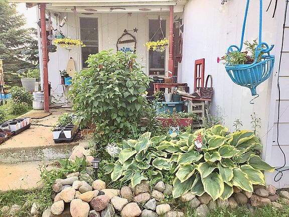 Gardens surround house