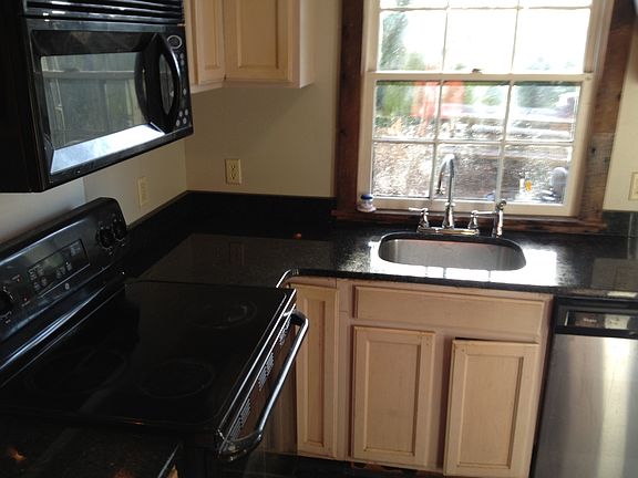 kitchen with granite counter ps