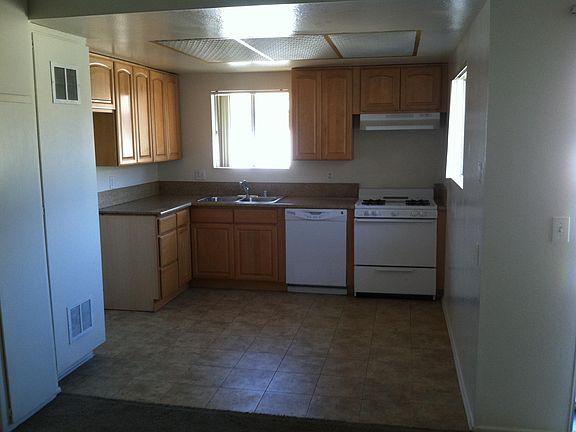 Kitchen with granite countertops