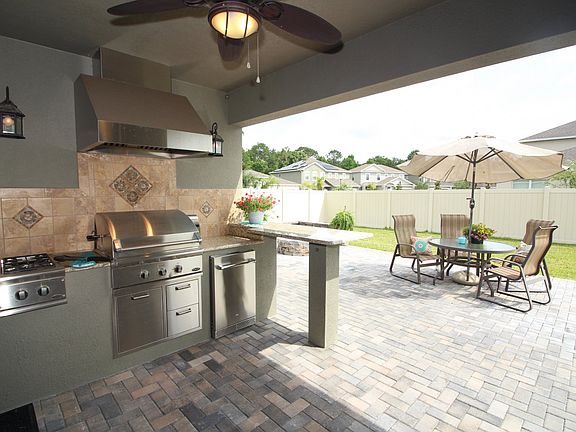 Covered Outdoor Kitchen 