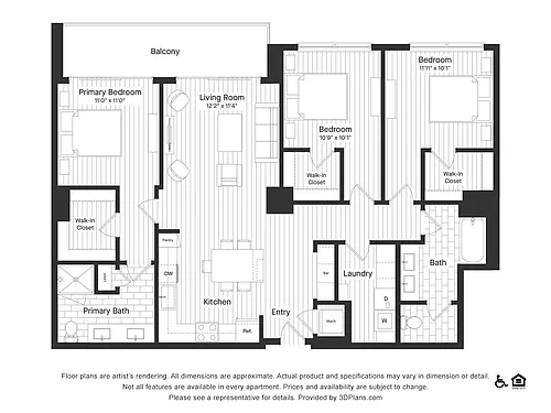 Floor plan 3A