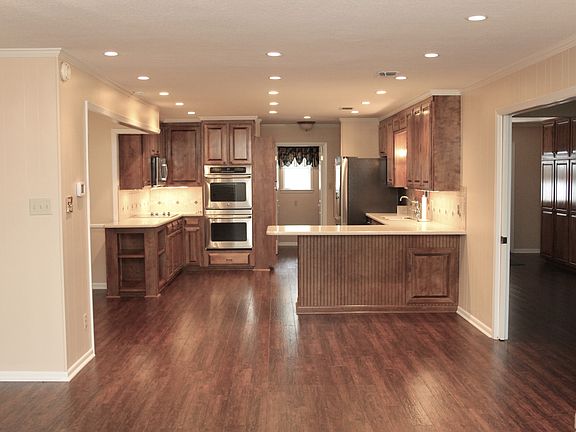 Kitchen with eat in space 