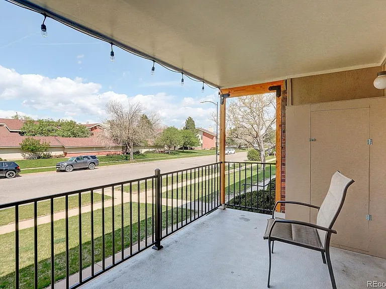 Patio with partial mountain views