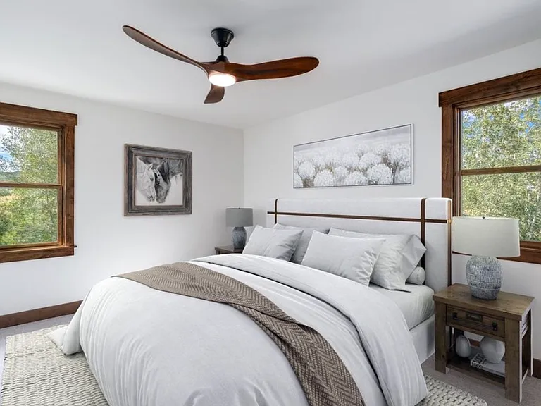 Bedroom 1 on 2nd floor with ensuite full bath and walk-in closet