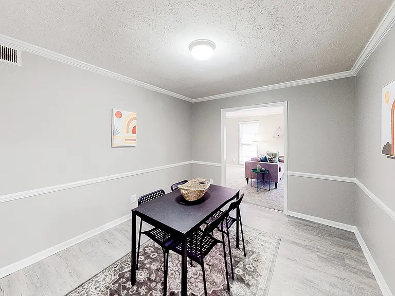 Lovely dining room space right off of the living room.