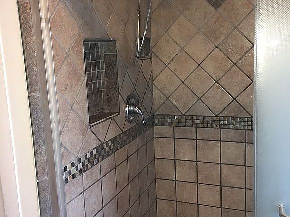 Master shower