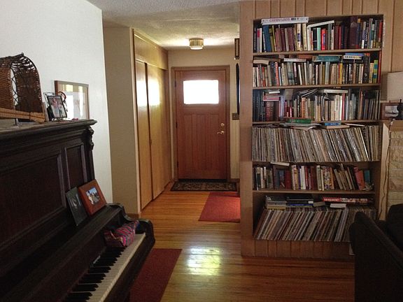 Front door from living room
