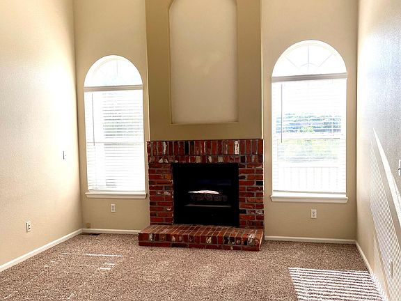 Family Room with gas fireplace.
