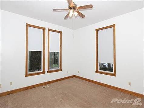 The wood trim throughout