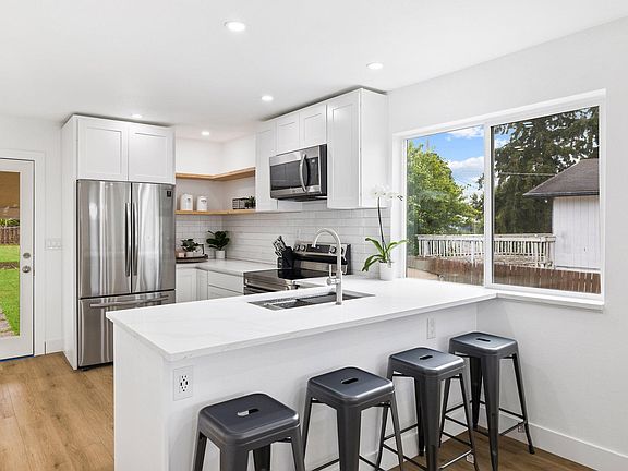 Kitchen with eating space