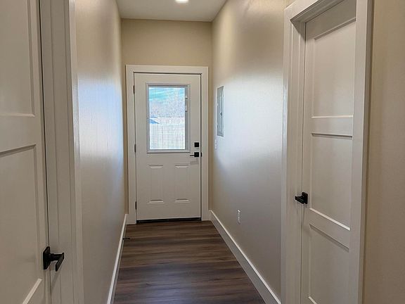 Hallway leading to backyard