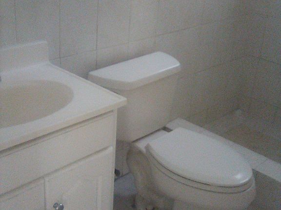 Living area full bathroom