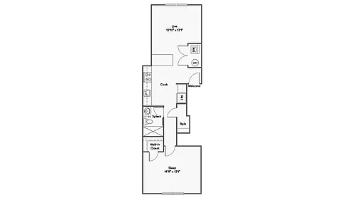 Floor plan Amherst
