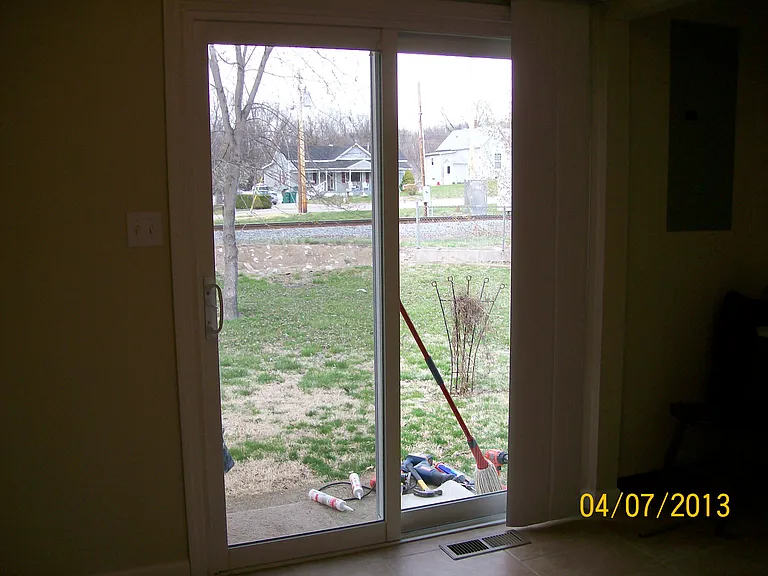 Sliding Door access through Kitchen