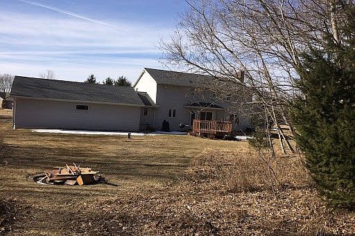 Back of house and firepit