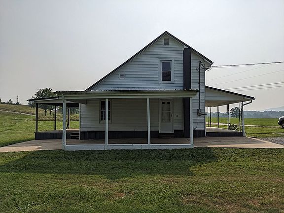 Left side view of house.