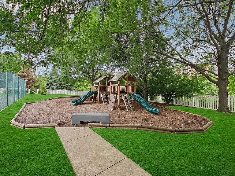 Charming outdoor playground