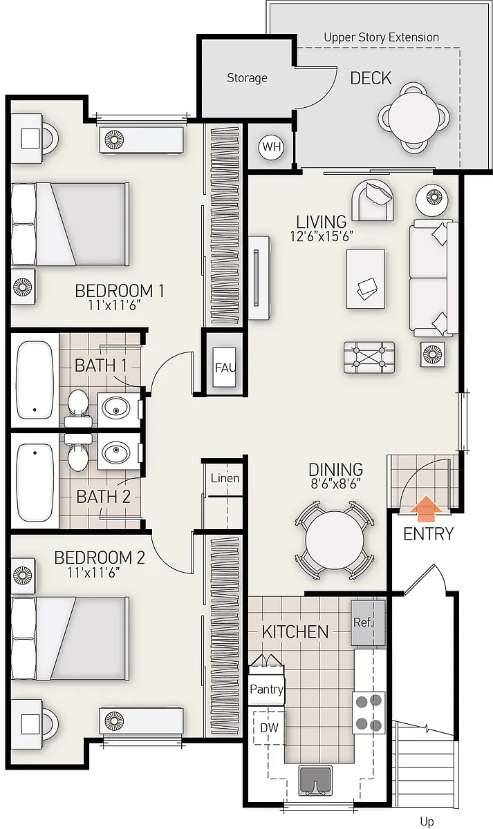Floor plan Columbia - Plan C