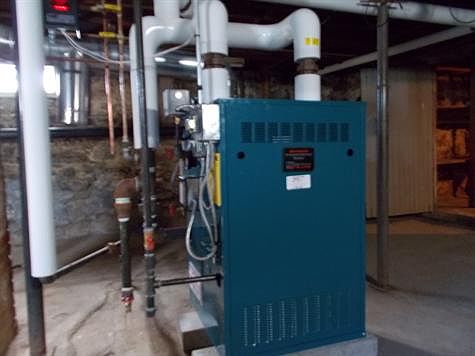 brand new heating system