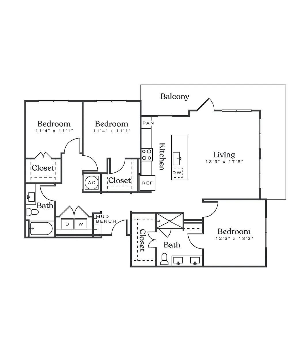 Floor plan C1