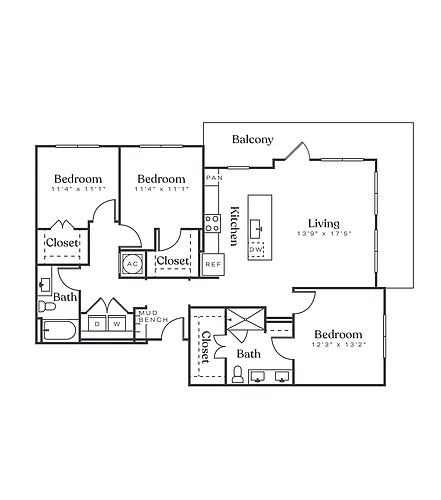 Floor plan C1