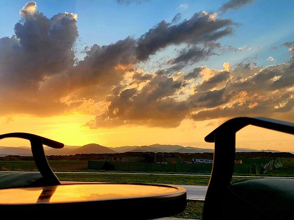 Sunset from the patio