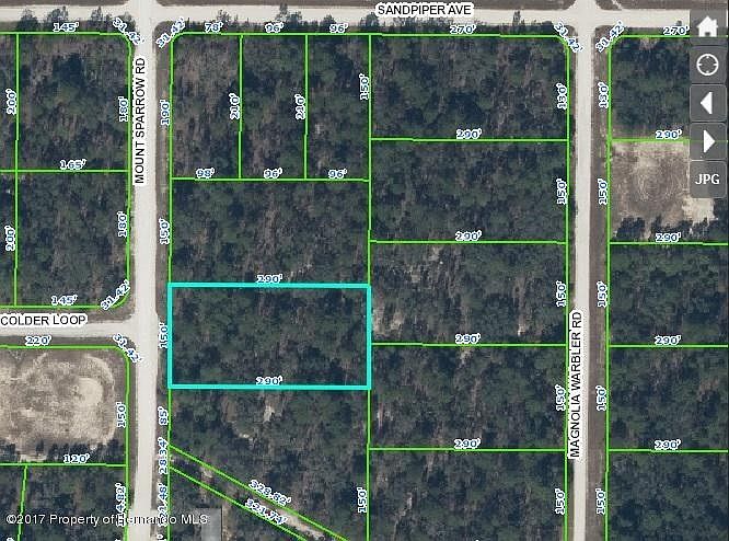 000 Mount Sparrow - Map Aerial