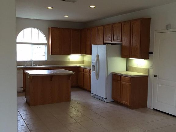 Kitchen with Island and plenty of Storage space.